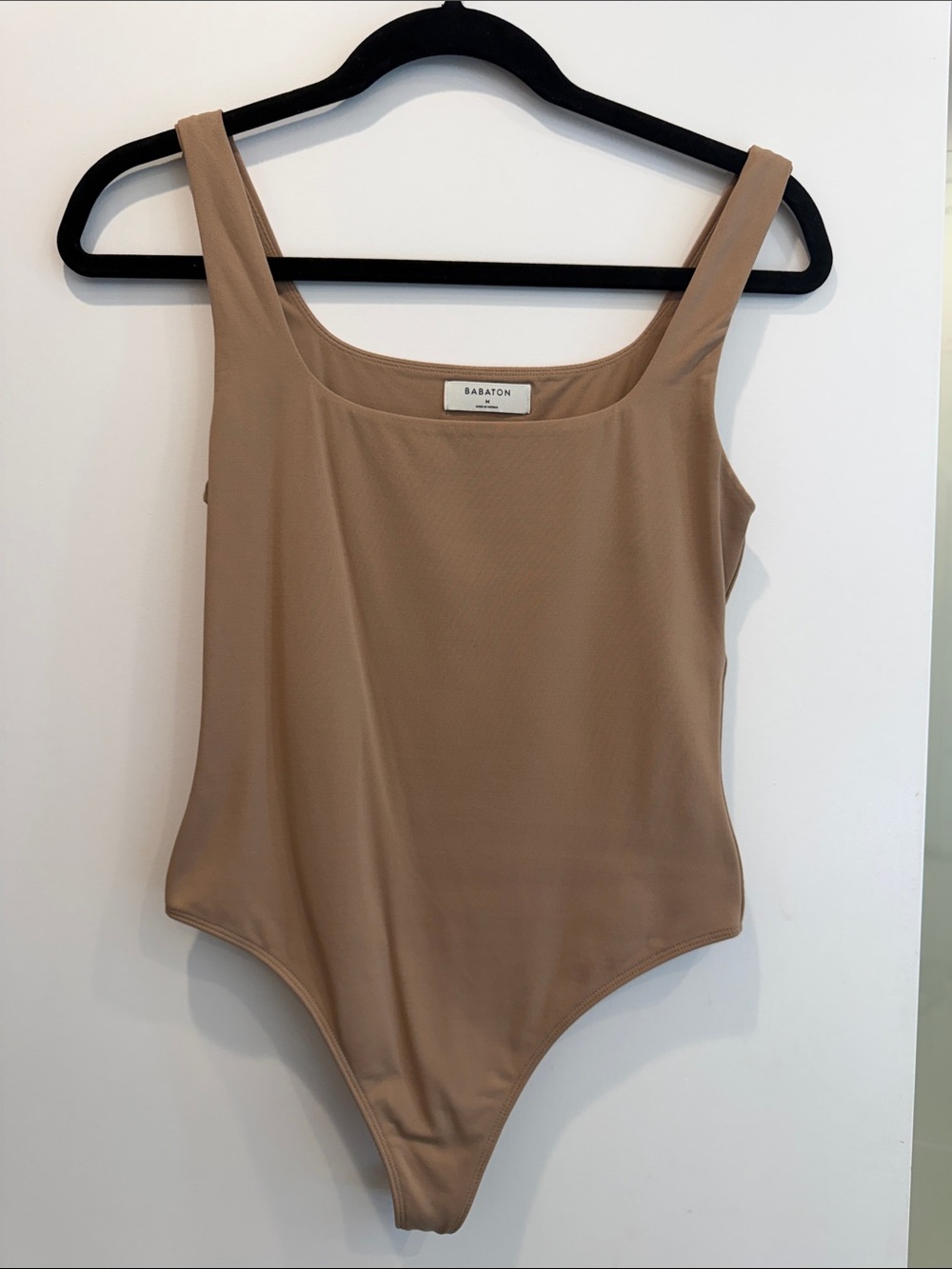 Babaton Bodysuit in Beige Tan